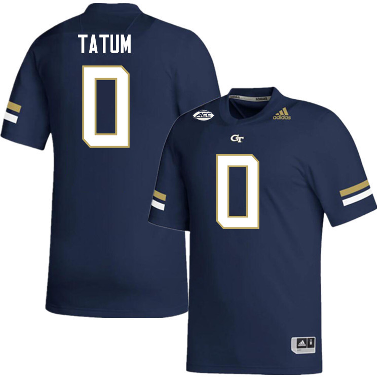 Trenilyas Tatum Georgia Tech Jerseys,Georgia Tech Yellow Jackets College Football Uniforms-Navy